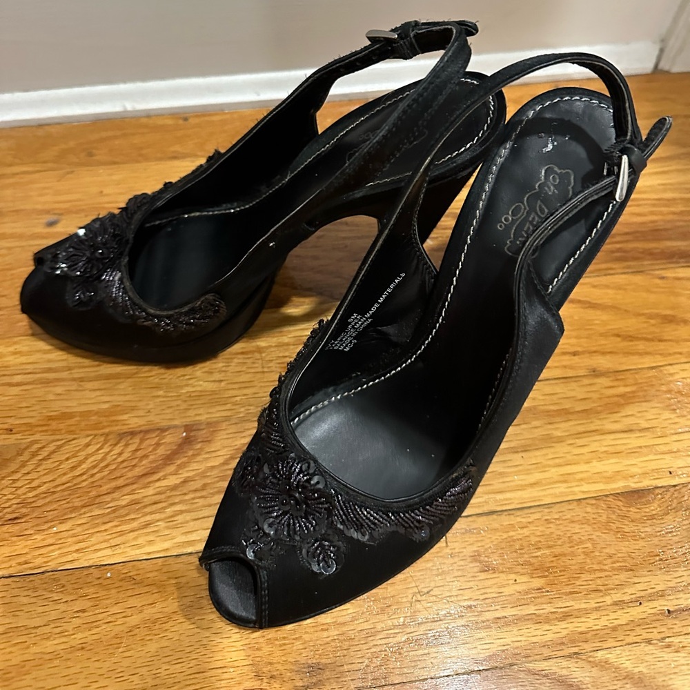 Oh deer! platform peep toe dress shoes